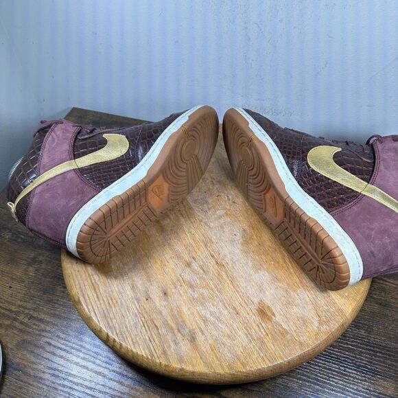 Nike Dunk Sky Hi City Wedge Milan 2012 Rare Women's Size 8.5 598216-200 - Picture 7 of 8